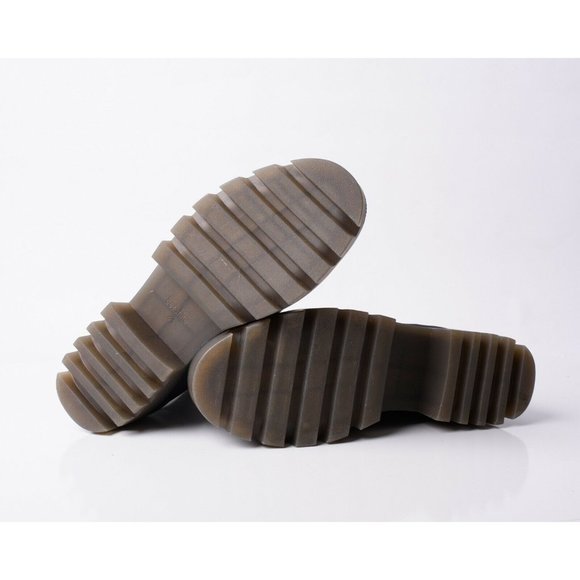 Bershka Womens Black Stretch Boots Pull On Chunky Gores Sz 10 Eu 41 NWT 1205/760 - Picture 8 of 8